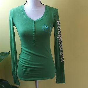 AEROPOSTALE Women/Junior Green Blouse Size S/P